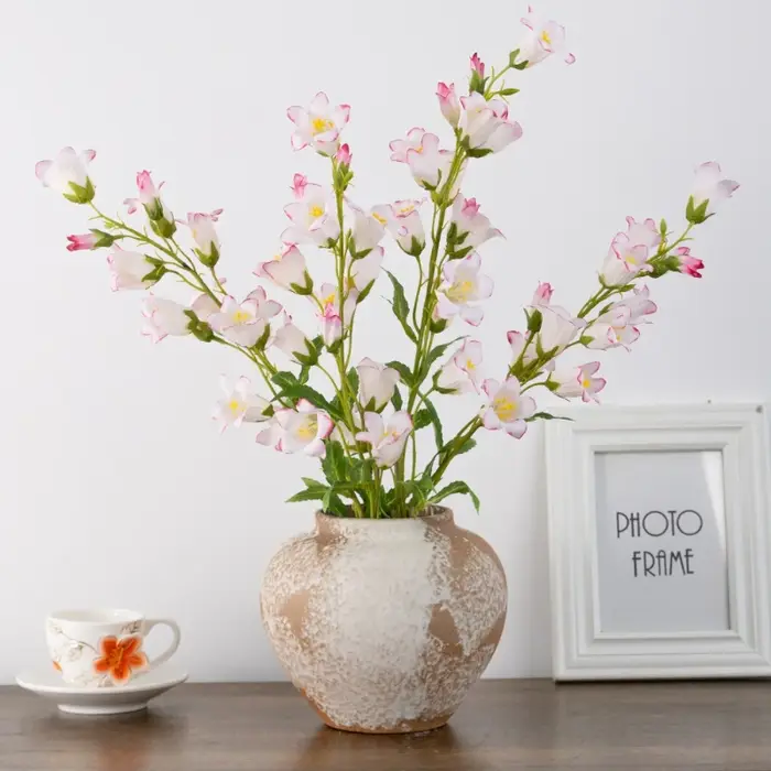 12 pièces de fleurs artificielles en soie