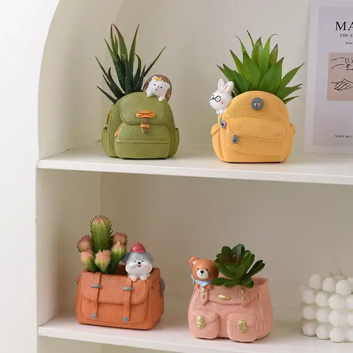 Mini jardinière pour plantes succulentes
