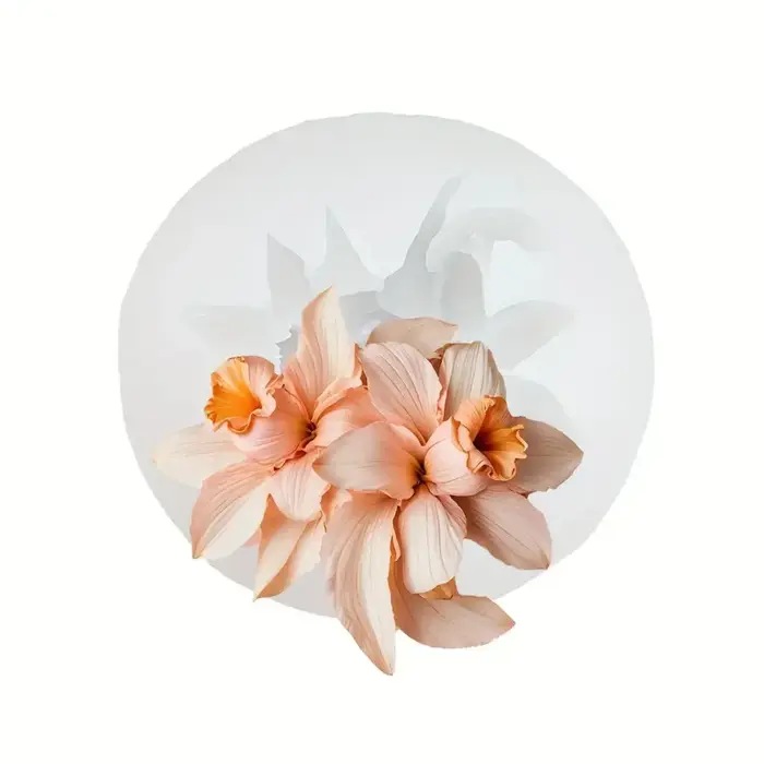 Moule à lys-moule de fusion florale élégante