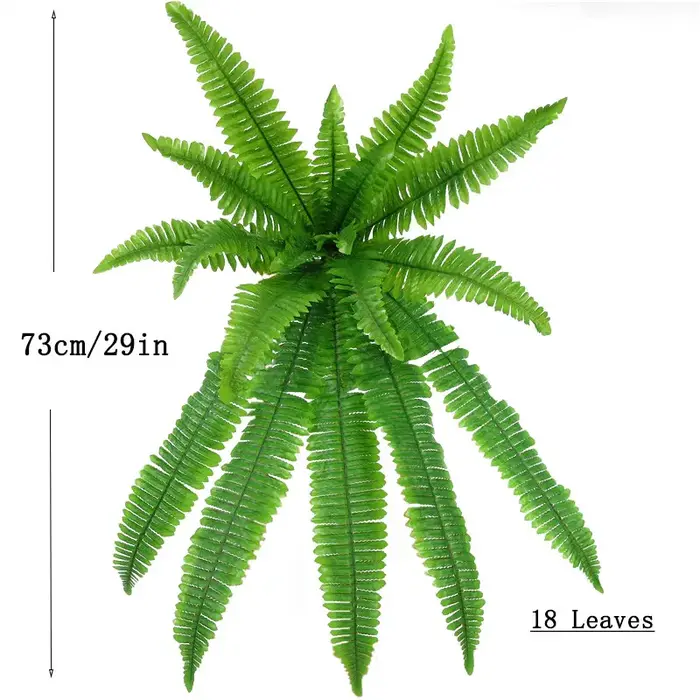 Plantes murales suspendues 73-115cm, feuilles persanes artificielles, fausses feuilles de fougère, p