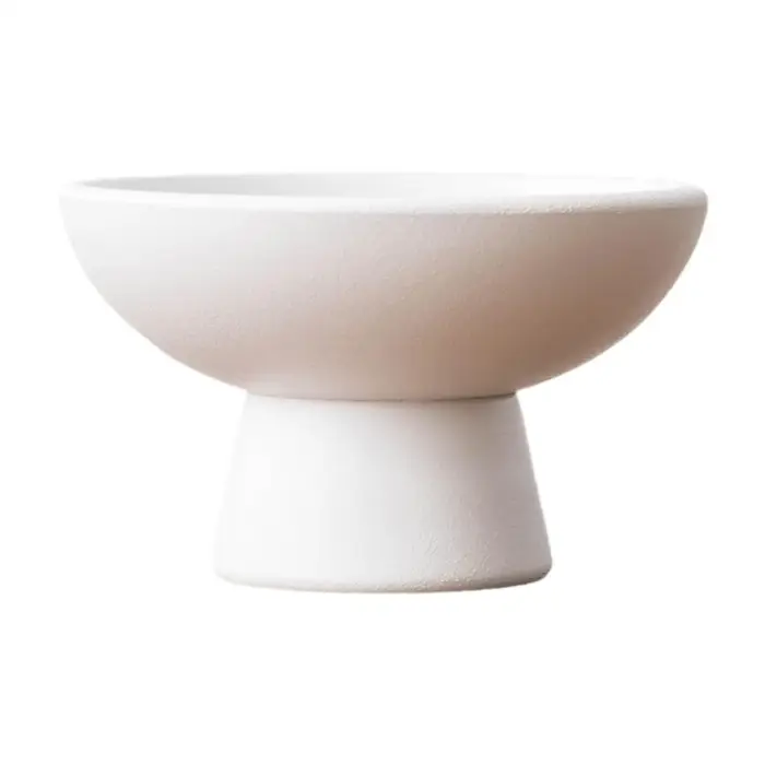 Pot de fleurs rond en céramique