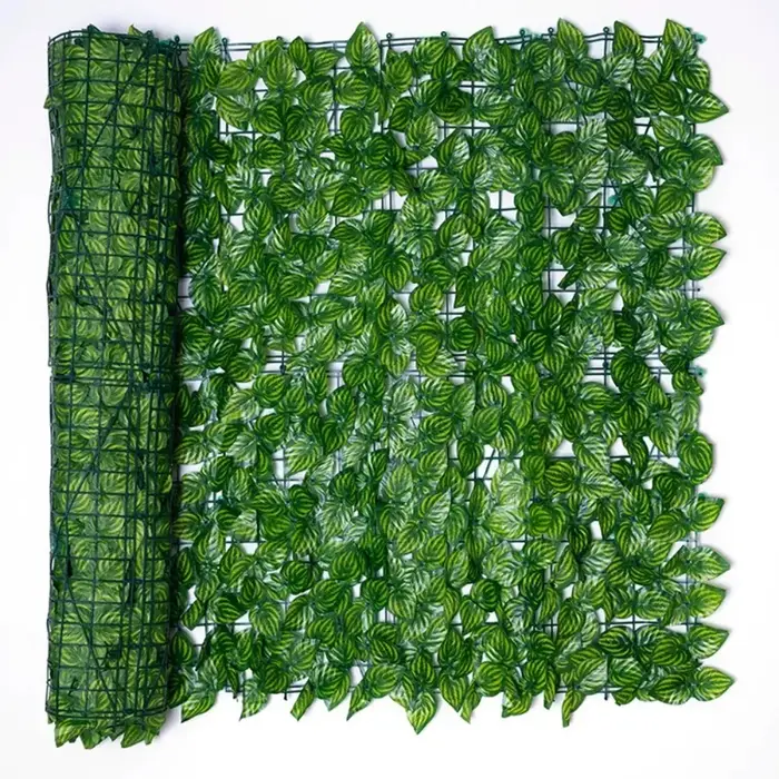 Clôture de plantes artificielles