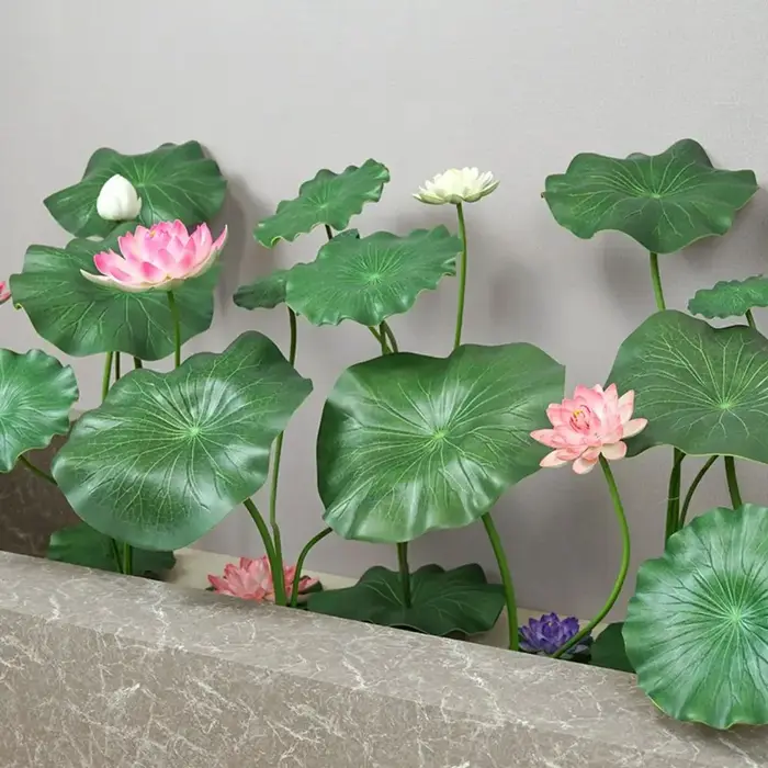 Fleur artificielle paysagère artistique