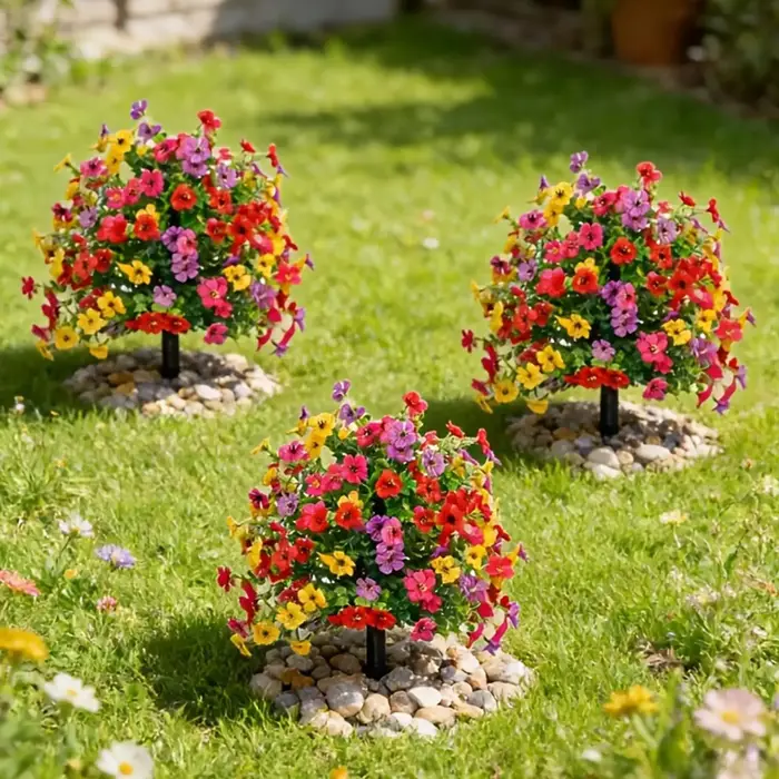 Fleurs artificielles pour l'extérieur