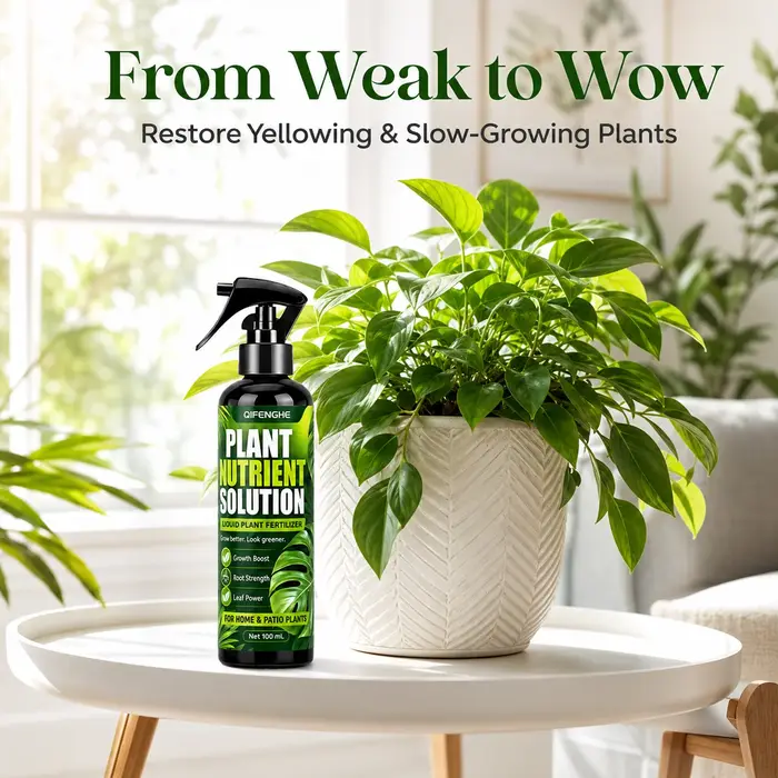 Engrais liquide pour plantes 100 ml, solution nutritive universelle pour plantes d'intérieur et d'extérieur en pot, soin de la croissance des racines et des feuilles, santé des plantes