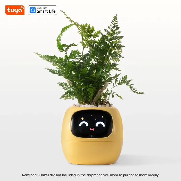 Jardinière intelligente Tuya Gen1 Ivy, plaisir sans fin avec plus de 49 expressions riches, 7 capteu