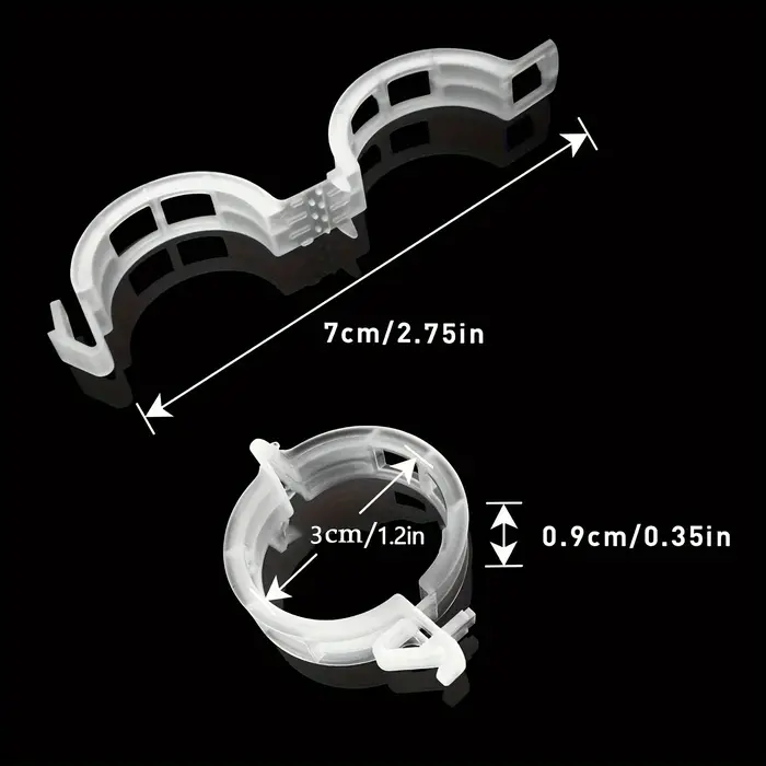 Clips de Support pour plantes en plastique