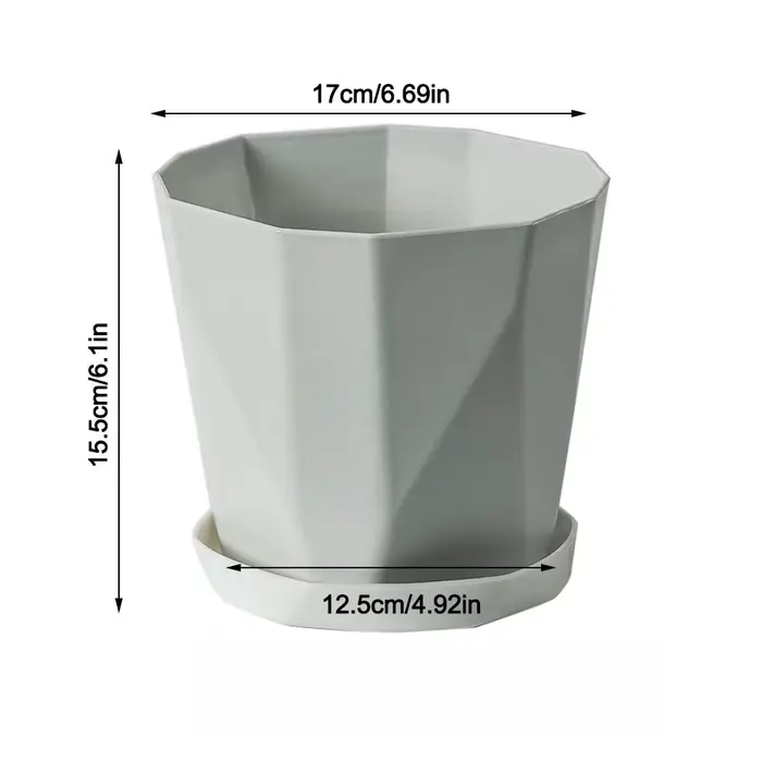 Pot de plante hydroponique avec poignée