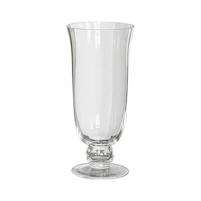 Vase à fleurs en verre transparent, minimaliste, permettant la transmission de la lumière, pot de fl