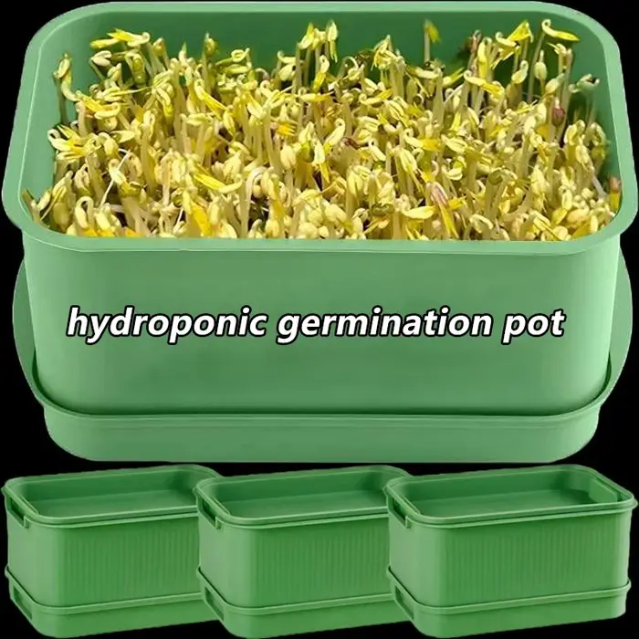 Pots de culture en plastique pour pépinière, plateaux de pépinière sans sol pour légumes, plateau de