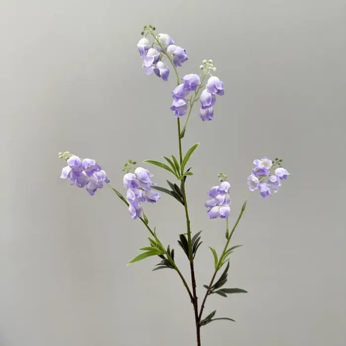 10 pièces de fleurs artificielles en plastique en forme de cloches de Canterbury pour la décoration de café et d'hôtel, fleurs artificielles de simulation