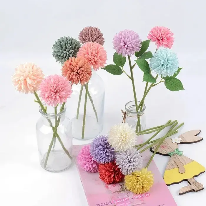 Bouquet de fleurs d'hortensia artificielles