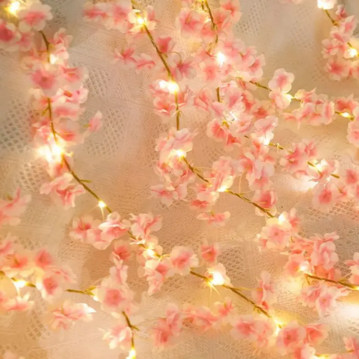 Vigne de fleurs Sakura artificielles de 180CM, pour décoration de mariage, arc de jardin, décoration