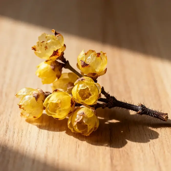 Fleurs séchées d'hiver de qualité