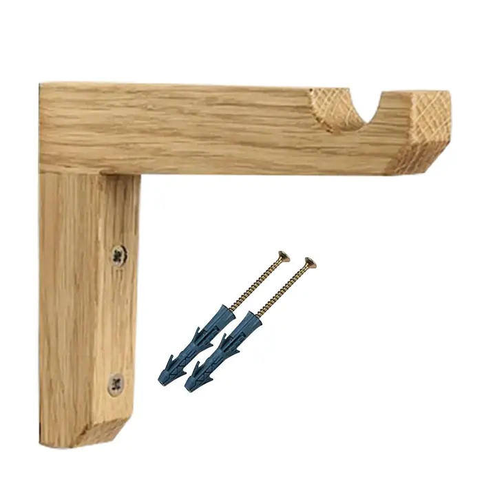 Supports muraux en bois en forme de L pour plantes