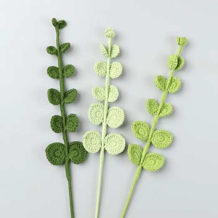 Eucalyptus Leaf Dried Flower Finished ProductinsInternet Celebrity Plant Nordic Style Hand-Woven Preserved Fresh