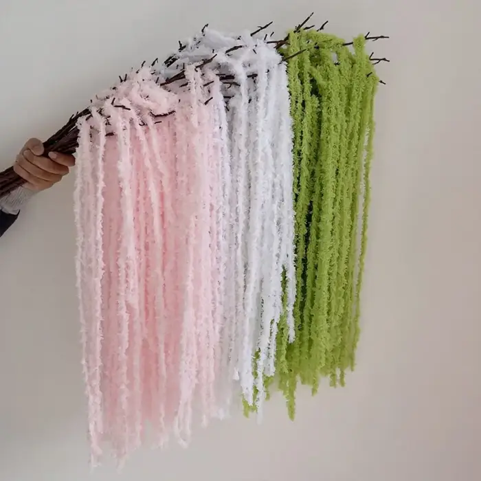 Plante suspendue artificielle multicolore Amaranthus