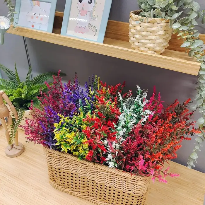 Bouquet de fleurs de lavande artificielles