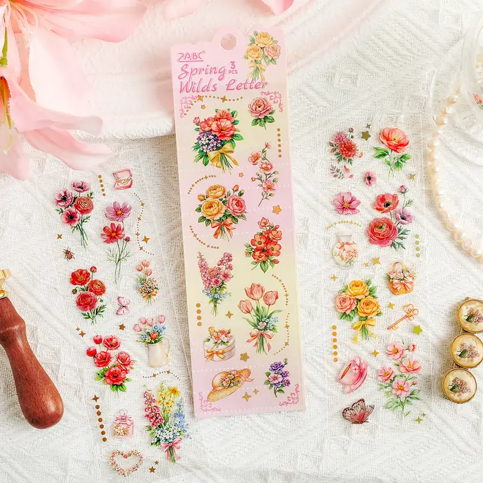 Série de stickers 4style Starry Field Flower Box