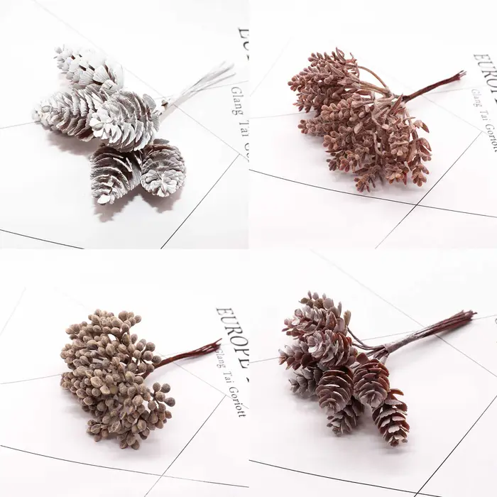 Fleurs artificielles en forme d'ananas
