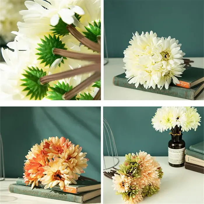 Fleurs en soie Gerbera