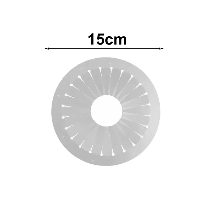 Outil de fabrication de fleurs en ruban DIY pour rosettes de 9 cm, 12 cm, 15 cm, figurines de table transparentes, outil de création de fleurs en tissu pour loisirs créatifs