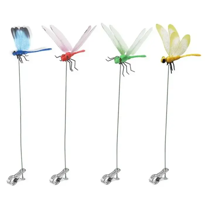 Clip de piquet libellule DIY