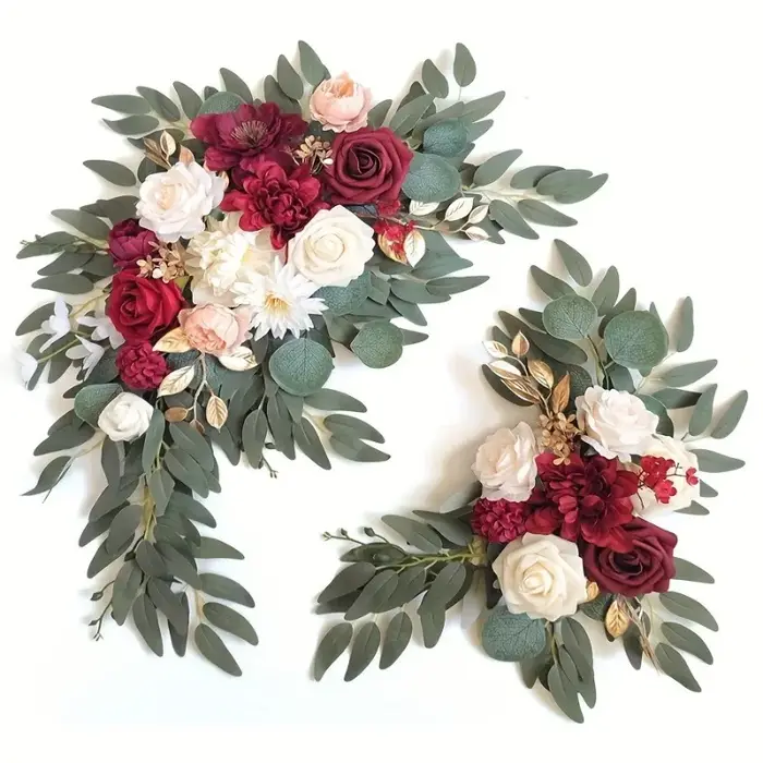 Kit de fleurs artificielles pour arc de mariage