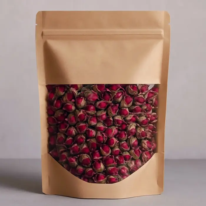Boutons de roses secs naturels de qualité supérieure – Matériaux d'aromathérapie DIY pour la fabrication de savon