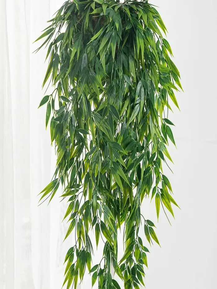 Plantes artificielles En Plastique Vente Chaude Feuille De Saule Saison De Mariage Maison Décor Extérieur Jardin Arc Couronne Festival BRICOLAGE Cadeau Boîte Pas Cher