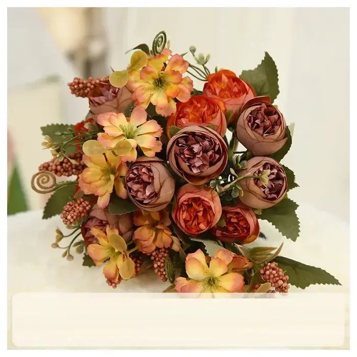 Petites Fleurs Artificielles pour Décoration de Chambre à Coucher