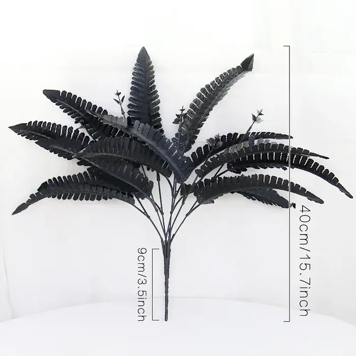 Herbe persane noire, plantes à fleurs artificielles