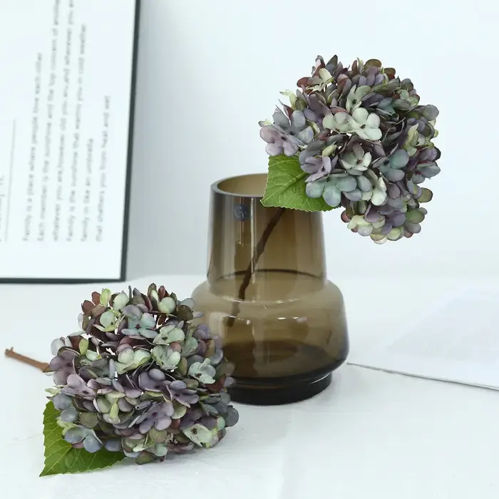 Simulation de fleurs, peinture à l'huile rétro européenne