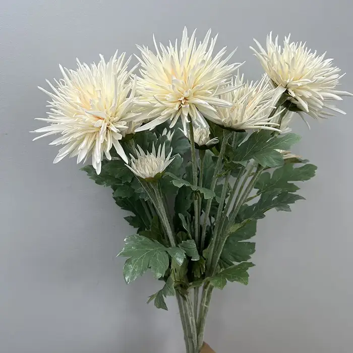 Crabe Griffe Chrysanthème Fleurs Artificielles