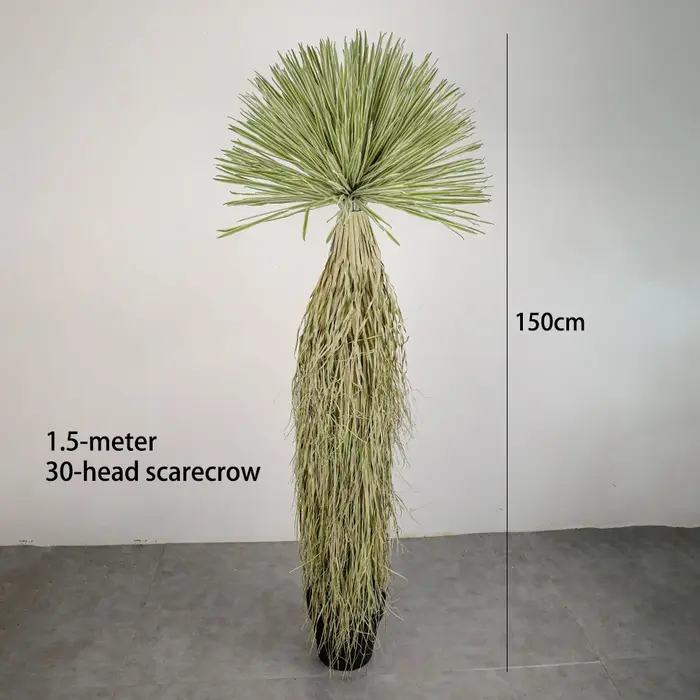 Vente en gros de plantes artificielles de Dracaena verte résistantes aux UV de haute qualité, 1,5 m 