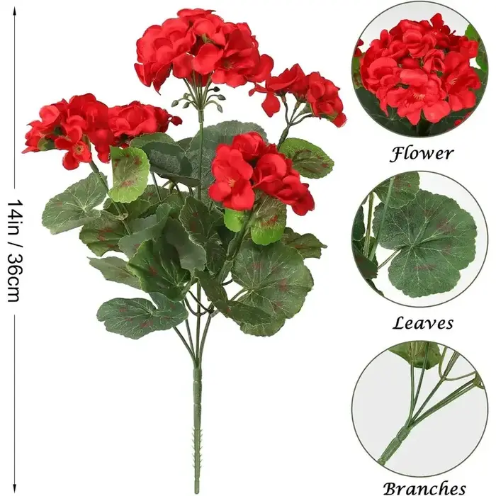 Plante artificielle en soie