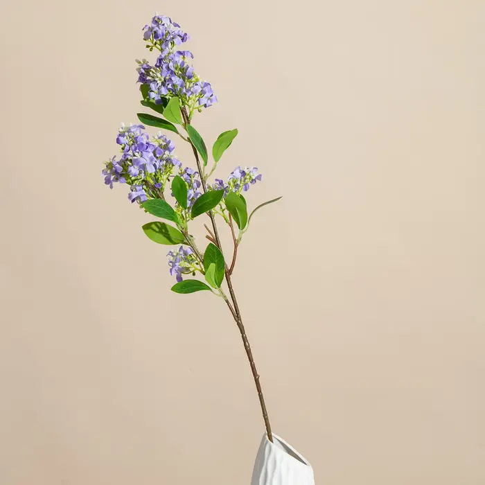 Fleurs artificielles en soie de lilas pour bouquet de mariée, décoration de maison, festival, jardin