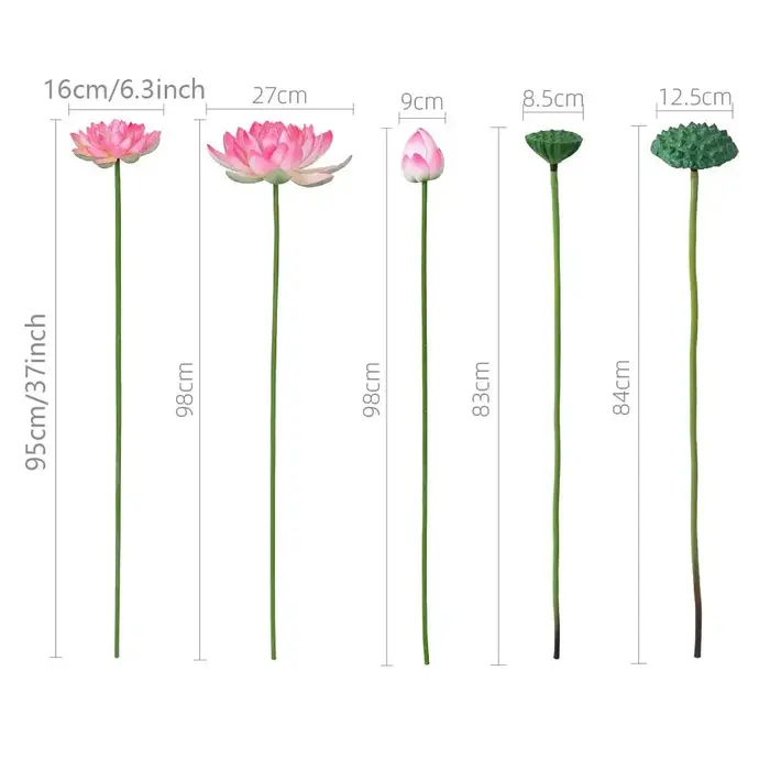 Fleur artificielle paysagère artistique à longue tige pour décoration DIY