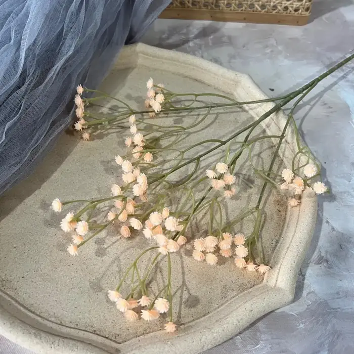 Bouquets de Fleurs Artificielles pouvez-vous psophila en Plastique