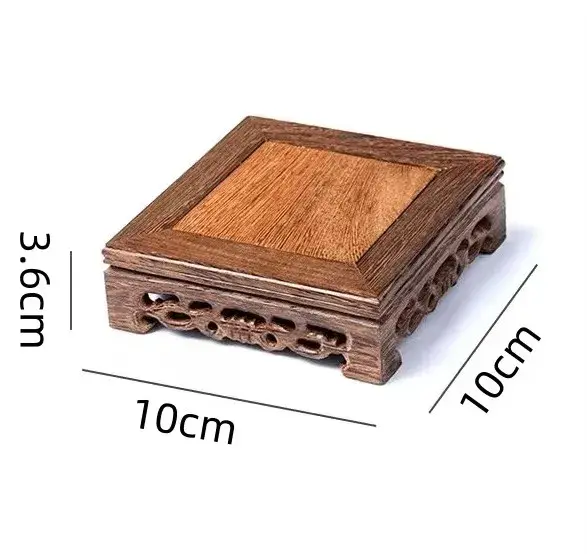 Support de pot de fleurs en bois, décorations de jardin, porte-pot pour plantes, plateau pour servic