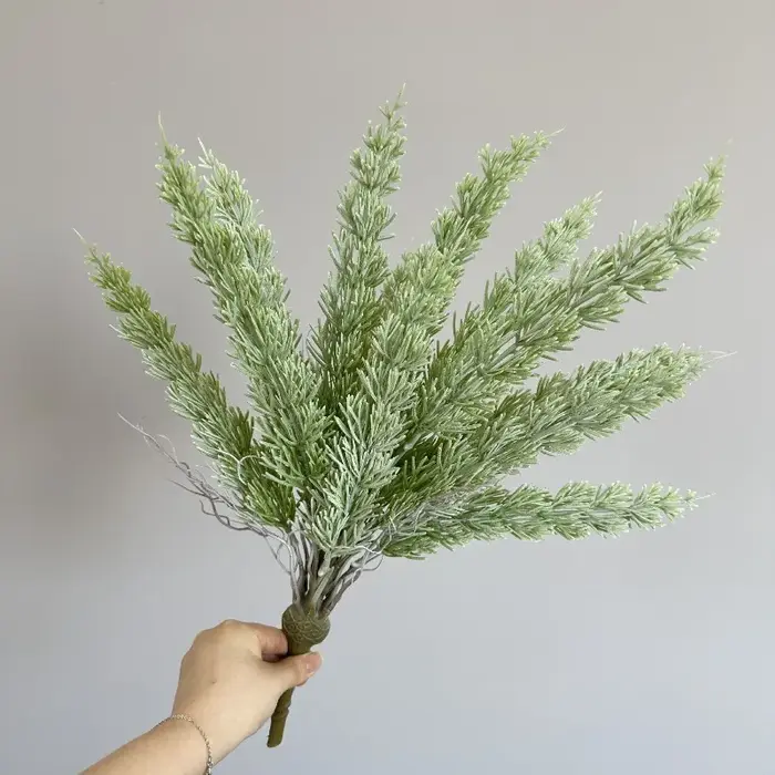 Lot de 3 plantes vertes artificielles en plastique
