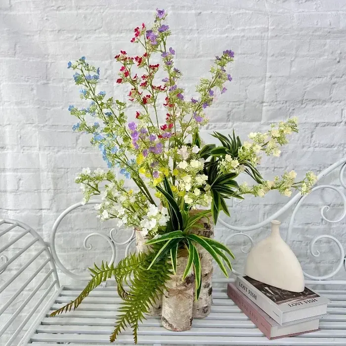 Fausses fleurs artificielles pour décoration de mariage