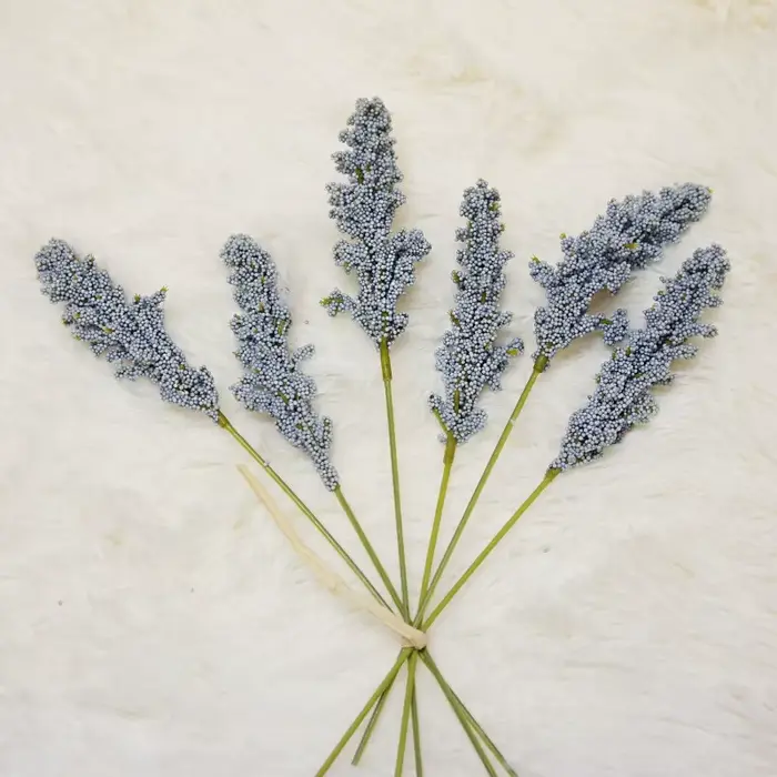Ensemble de plantes à fleurs artificielles PE lavande