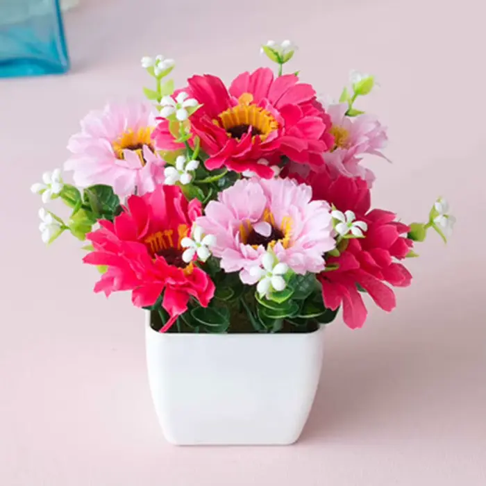 Plante Artificielle en Pot pour Décoration de Jardin