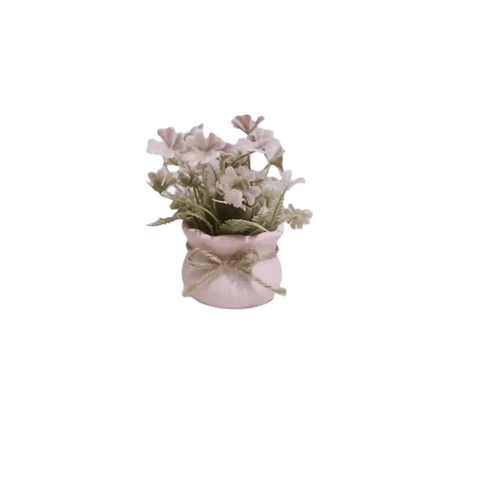 Décoration de bureau, mini fleurs artificielles en pot, ornements, décorations pour la maison, plant