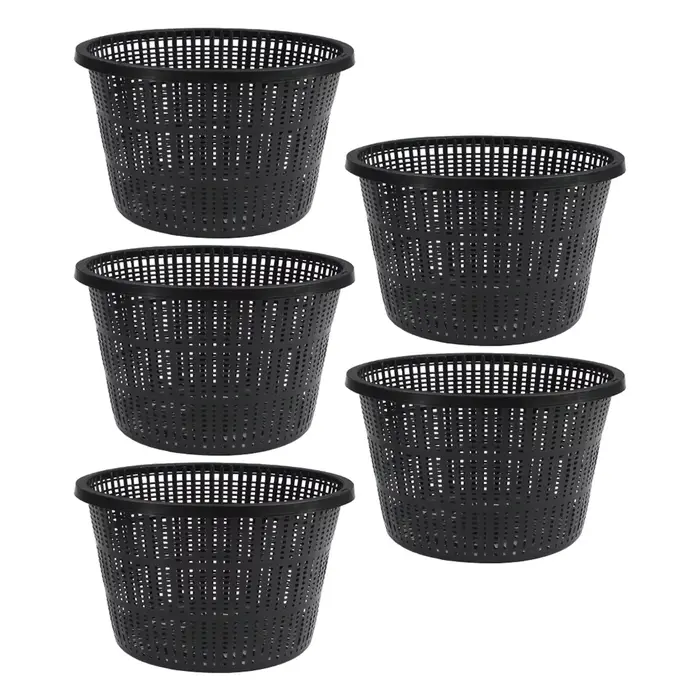 Pots en filet hydroponique pour plantes, 5 pièces, 8,3 pouces, grands Pots en maille pour plantes aq
