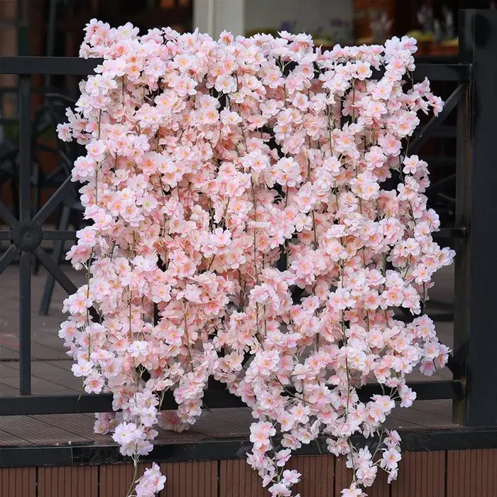 Guirlande de fleurs artificielles de cerisier Sakura