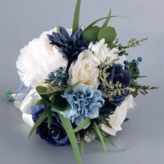 Bouquet de fleurs pour mariée, fournitures et décoration de mariage, accessoires de mariage