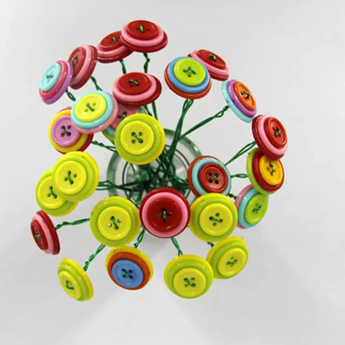 Fil de fer pour document de bouquet de fleurs bricolage