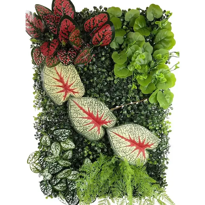 40CM * 60CM plante artificielle feuille feuillage haie herbe tapis verdure panneau décor mur clôture